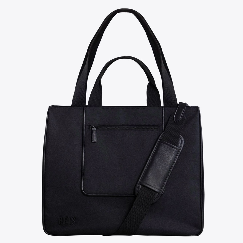 BEIS Black Men's Messenger Bag